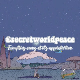 Telegram profile photo for Secretworldpeace❤️💌