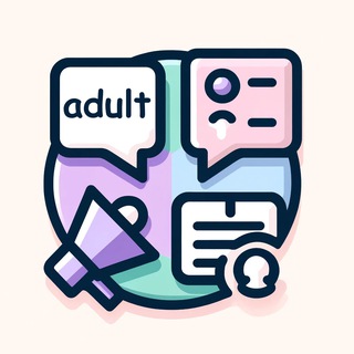 Telegram profile photo for Работа в adult - Доска объявлений