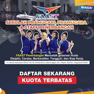 Telegram profile photo for Sekolah Pramugari FAAST Penerbangan