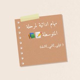 Telegram profile photo for مهام ادائية لمتوسط و ثانوي ✨📝