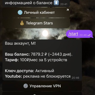 Telegram profile photo for vpn ключи