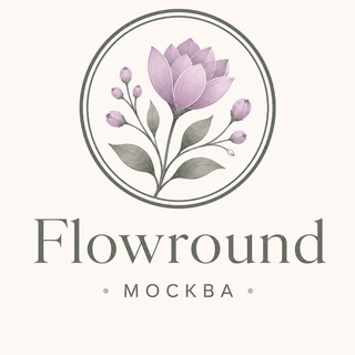 Telegram profile photo for Flowround | свежие букеты в Москве