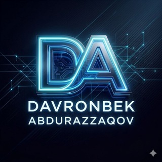 Telegram profile photo for Davronbek Abdurazzaqov|shaxsiy blog️