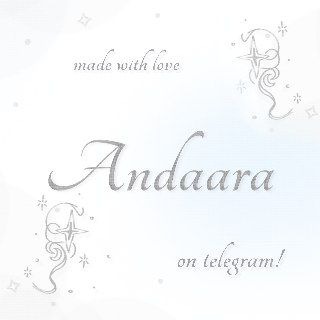 Telegram profile photo for Andaara—𓈒˙🌊 || Open