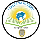 Telegram profile photo for TA'LIM VA HUQUQ / RASMIY TELEGRAM KANAL