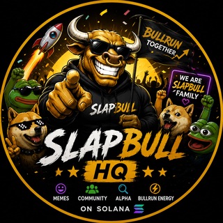 Telegram group profile photo for SLAPBULL HQ 🐂💥