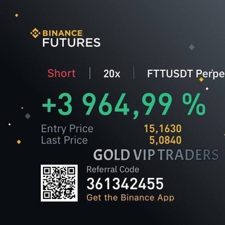 Telegram profile photo for crypto signals vip channel