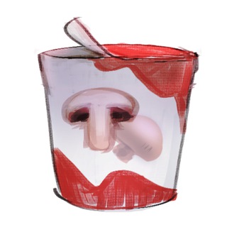 Telegram profile photo for грибной йогурт - 100 дней рисую (архив'2025)