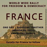 Telegram profile photo for World Wide Rally for Freedom - France