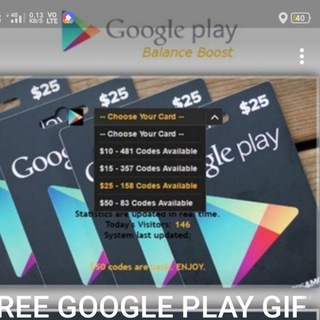 Telegram profile photo for Free Google play reedem code