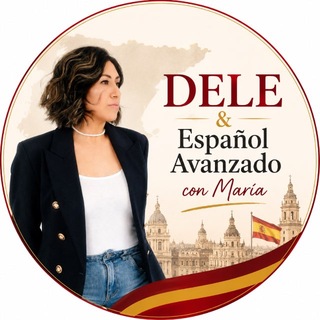 Telegram profile photo for DELE & Español Avanzado con María 🇪🇦