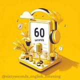 Telegram profile photo for 60 Seconds Listening 🎧