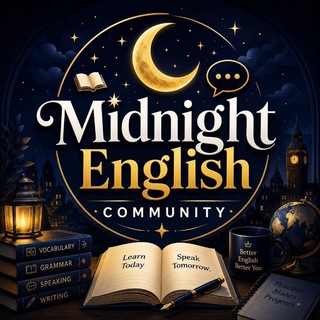 Telegram profile photo for Midnight English Community
