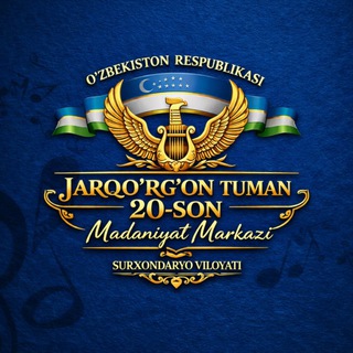 Telegram profile photo for Jarqo‘rg‘on tuman 20-son Madaniyat markazi