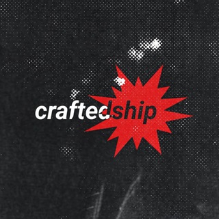 Telegram profile photo for craftedship, close.