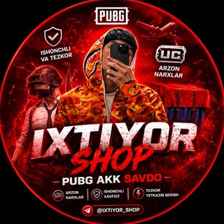 Telegram profile photo for IXTIYOR SHOP