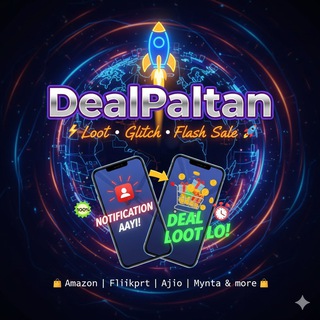 Telegram profile photo for DealPaltan π | Loot β’ Glitch β’ Flash Sale