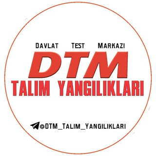 Telegram profile photo for DTM|Talim|Yangiliklari