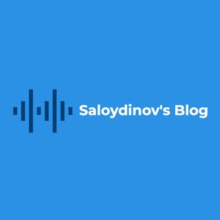 Telegram profile photo for Saloydinov's Blog