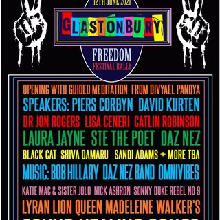 Telegram profile photo for Glastonbury Freedom Festival Rally ❤️✨