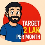 Telegram profile photo for Target 2 lak Per Month