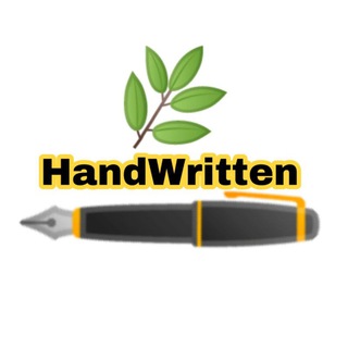 Telegram profile photo for HandWritten Note