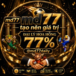 Telegram profile photo for MD77 - HỢP TÁC ĐẠI LÝ