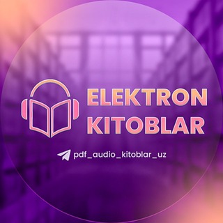 Telegram profile photo for Elektron Kitoblar
