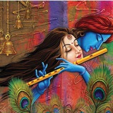 Telegram profile photo for Radhe Krishna status ( Sad & Love)❣️