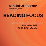 Telegram profile photo for Reading FOCUS | READING 9.0