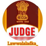 Telegram profile photo for Indian Judiciary Preparation⚖️ By @lawwalaladka_