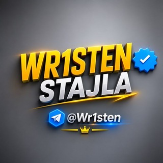 Telegram profile photo for WR1STEN STAJLA !