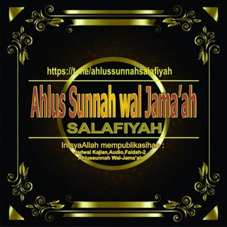 Telegram profile photo for Ahlussunnahsalafiyyah