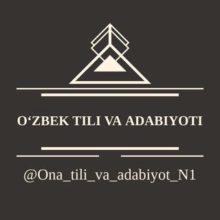 Telegram profile photo for O‘zbek tili va adabiyoti