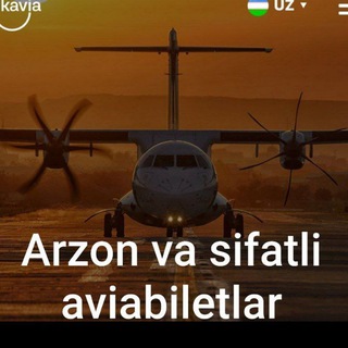 Telegram profile photo for ✈️ ARZON VA SIFATLI AVIABILETLAR ✈️
