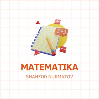 Telegram profile photo for Shahzod Nurmatov | Matematika