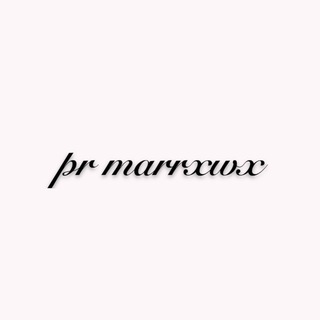 Telegram profile photo for pr marrxwx⋆.𐙚˚