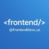 Telegram profile photo for Frontend uz