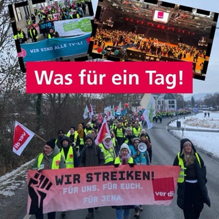 Telegram profile photo for ver.di in Jena - Infokanal