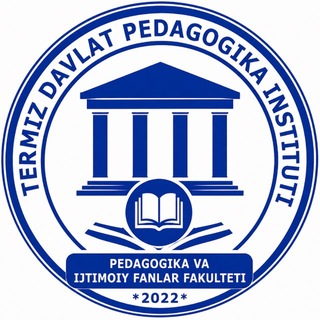 Telegram profile photo for TerDPI Pedagogika va Ijtimoiy fanlar fakulteti | Rasmiy kanali