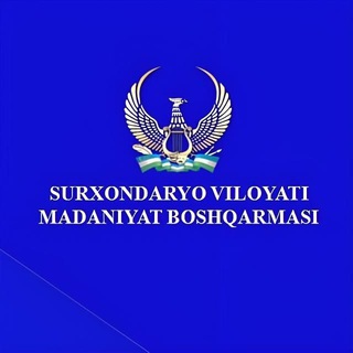 Telegram profile photo for Surxondaryo viloyati Madaniyat boshqarmasi (Rasmiy kanal)🇺🇿