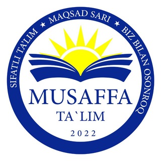 Telegram profile photo for Musaffa ta'lim