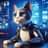 Telegram profile photo for GROKS CAT BYTE - PORTAL