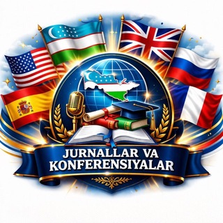 Telegram profile photo for JURNALLAR VA KONFERENSIYALAR
