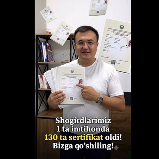 Telegram profile photo for Akbar Xamidov | Ona tili va adabiyot