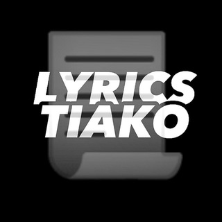Telegram profile photo for Lyrics Tiako📃📺