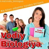 Telegram profile photo for Vodiy Biologiya Uz