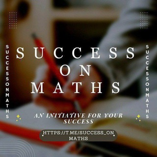 Telegram profile photo for 🍁Success On Maths🍁