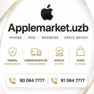 Telegram profile photo for Applemarket.uzb