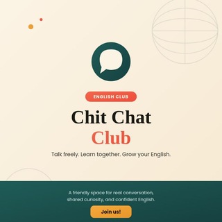 Telegram profile photo for chit chat club